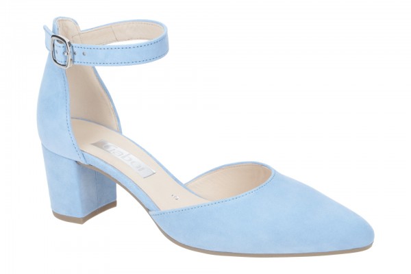 Pumps Mit Riemchen Blau