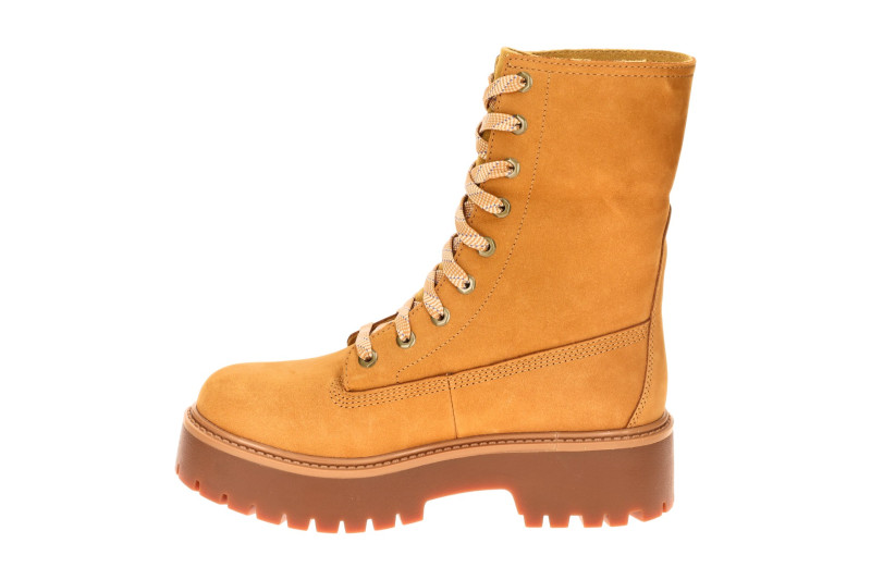 Timberland Stone Street Stiefel Damen gelb Boots gekrempelt 0A5SAH