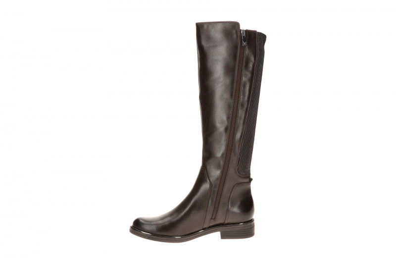 Caprice Langschaftstiefel dunkelbraun Leder XL Schaft 25523