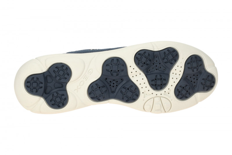 Geox Nebula Slipper Sneaker blau Glitzer Damen D45VUB