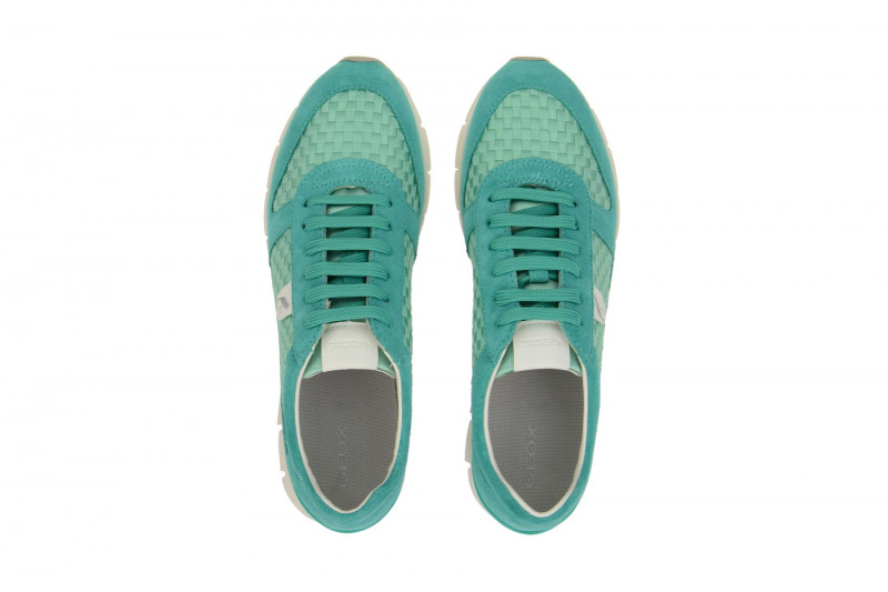 Geox Sukie Schuhe grün karo D52F2A