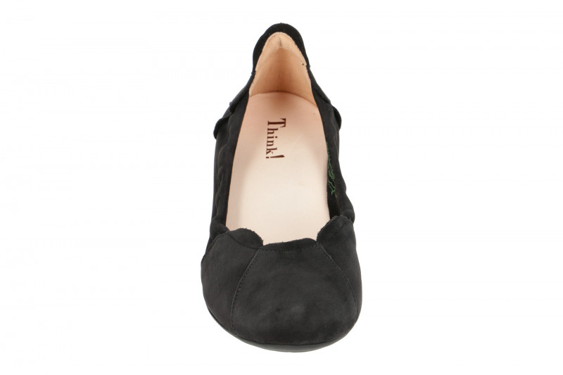 Think Balla Ballerinas Slipper schwarz Nubuck