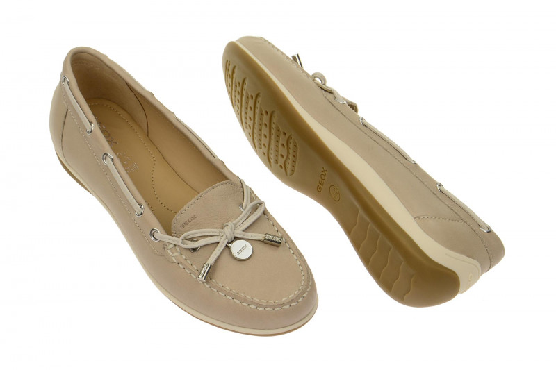 Geox Yuki Schuhe Mokassin beige - D3255A 00043 C6738