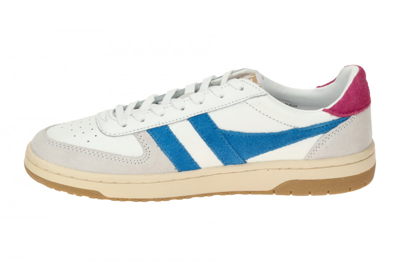Gola Hawk Schuhe Sneakers weiß blau Damen CLB336
