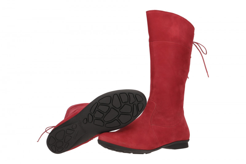 Think Keshuel Schaft Stiefel rot cherry