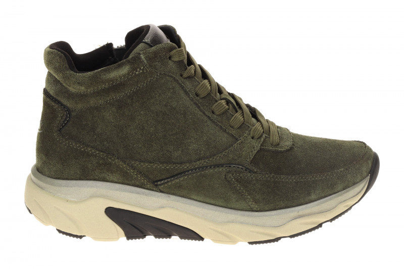 Gabor RollingSoft Stiefelette grün Velour 76.836.33