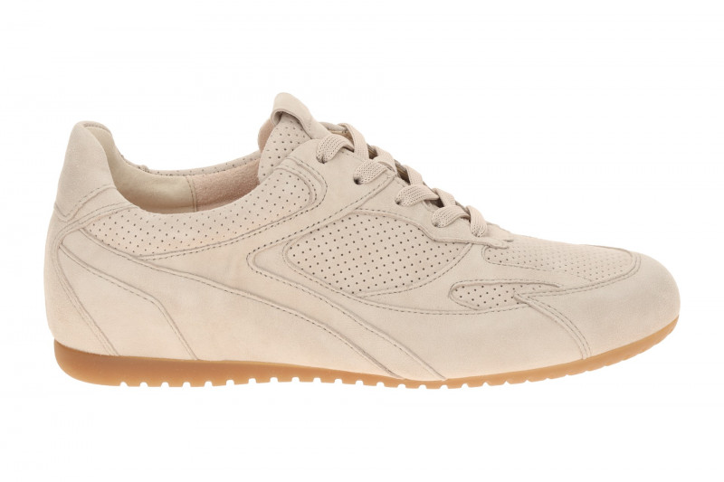 Gabor Schuhe Sneakers grau oak Samt H-Weite 86.565.32