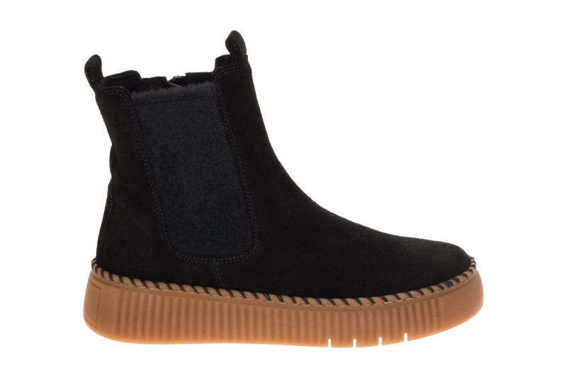 Gabor Stiefel schwarz braun Velour Plateau Boots 8014.01.005