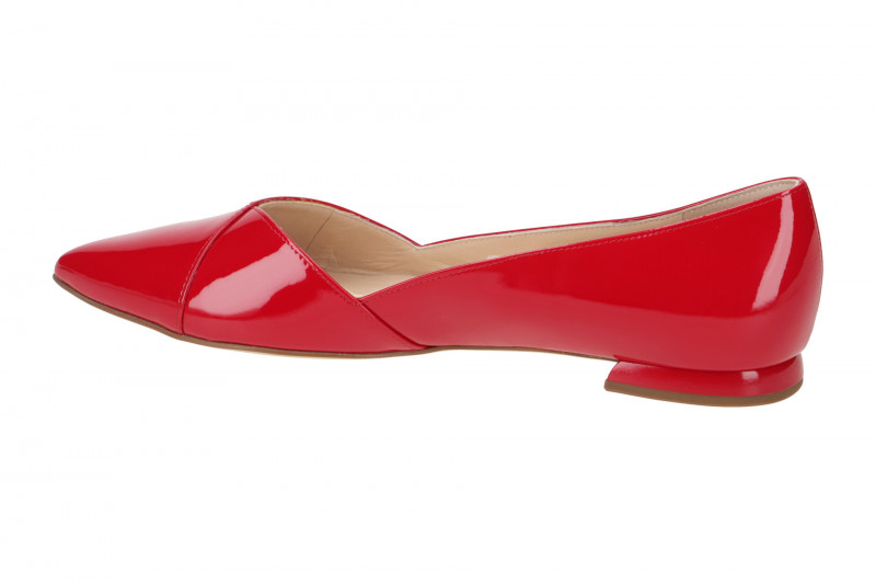 Högl Boulevard Ballerina Schuhe rot Lack 0004