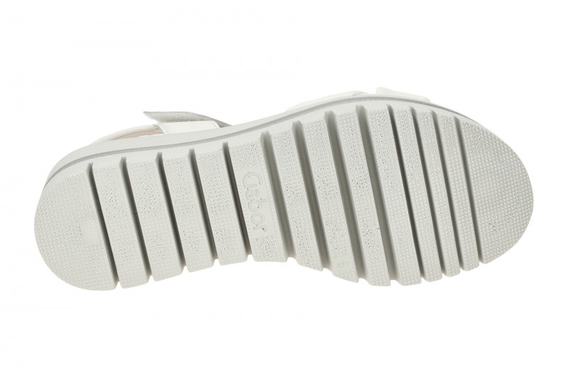 Gabor Plateau Sandalen weiß Nappa 44.622.21