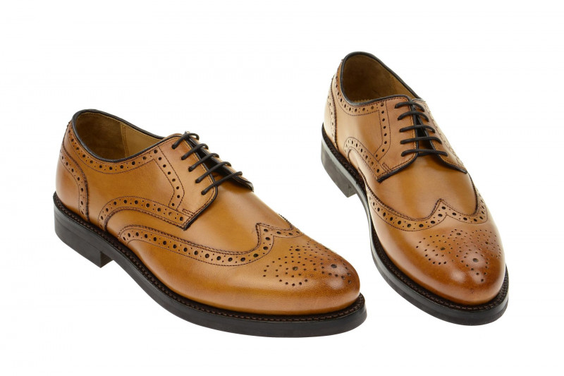 Gordon & Bros Levet Schuhe braun tan Gummisohle 2318-G