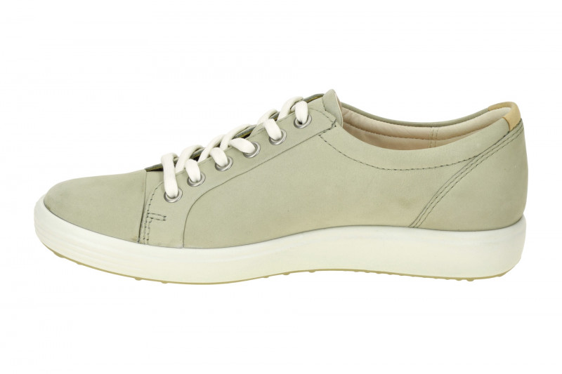 Ecco Soft 7 Schuhe grau-grün sage Damen Sneakers