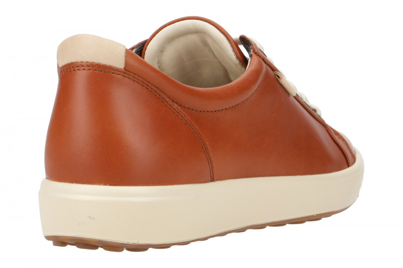 Ecco Schuhe Soft 7 braun cognac Damen Sneaker