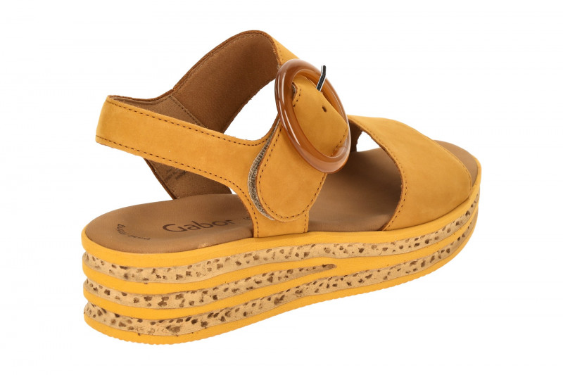 Gabor Fashion Sandalen gelb curry 64.550.11