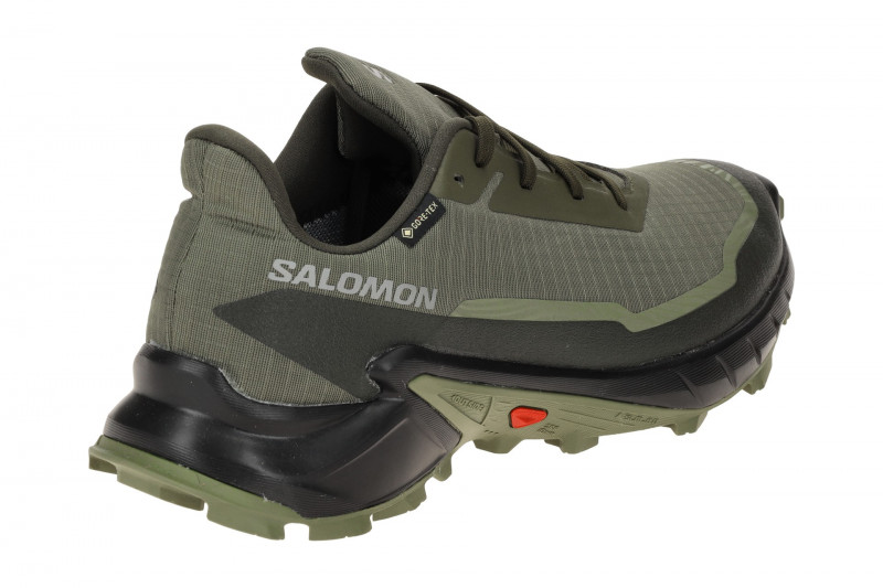 Salomon Alphacross 5 GTX Schuhe grün olive GORE-TEX 473103