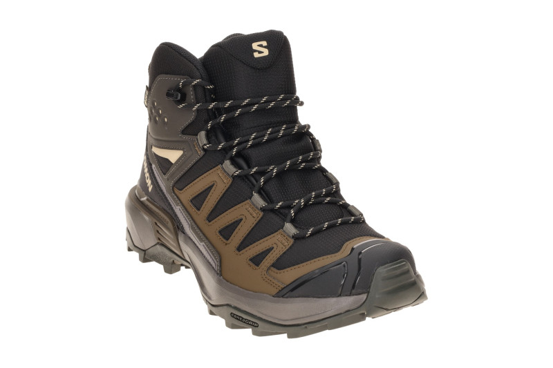 Salomon X Ultra 360 Edge Mid Schuhe schwarz braun GORE-TEX