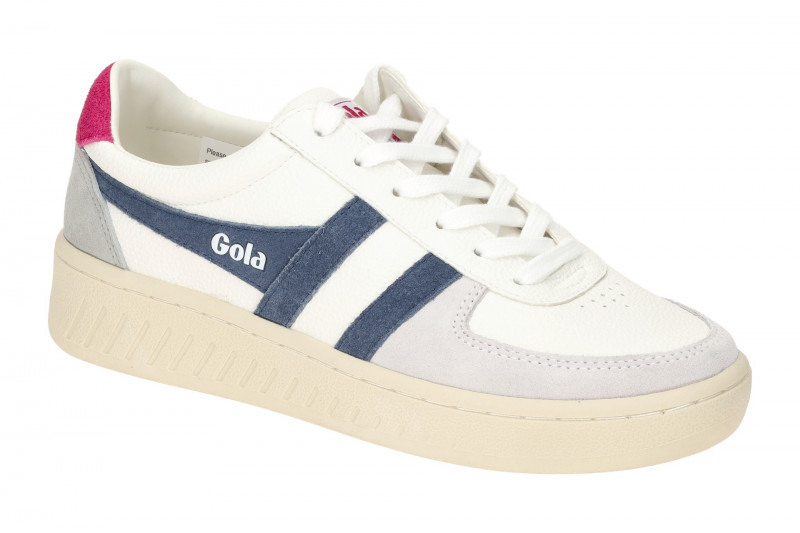 Gola Grandslam Trident Schuhe Sneakers weiß blau CLA415