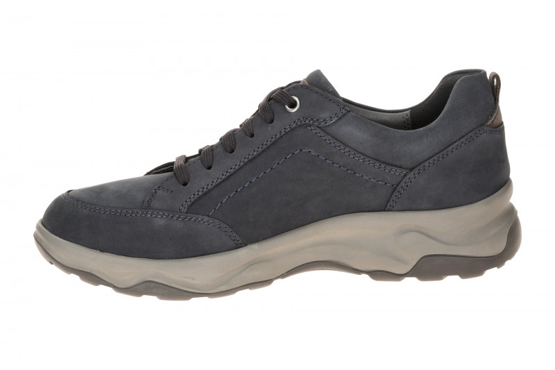 Waldläufer Max Schuhe blau marine Nubuck H-Weite