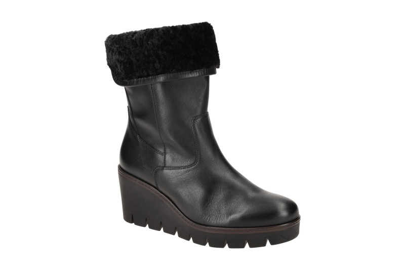 Gabor Keil Stiefel schwarz Kragen 34.785.27