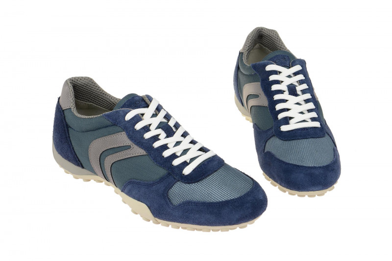 Geox Snake Schuhe blau grau U7207C
