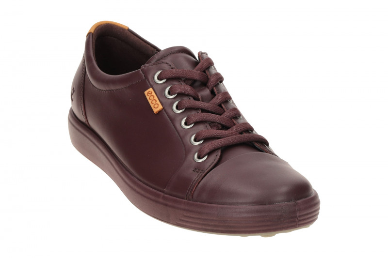 Ecco Soft 7 Schuhe dunkelrot fig Damen Sneakers