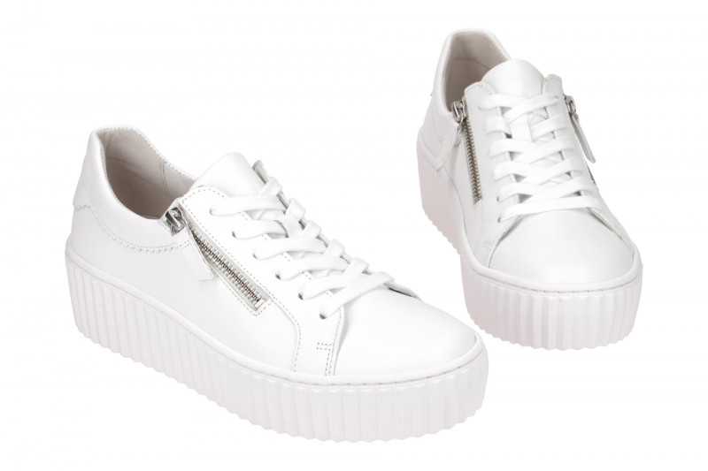 Gabor Schuhe weiß Plateau Sneakers 73.200.21