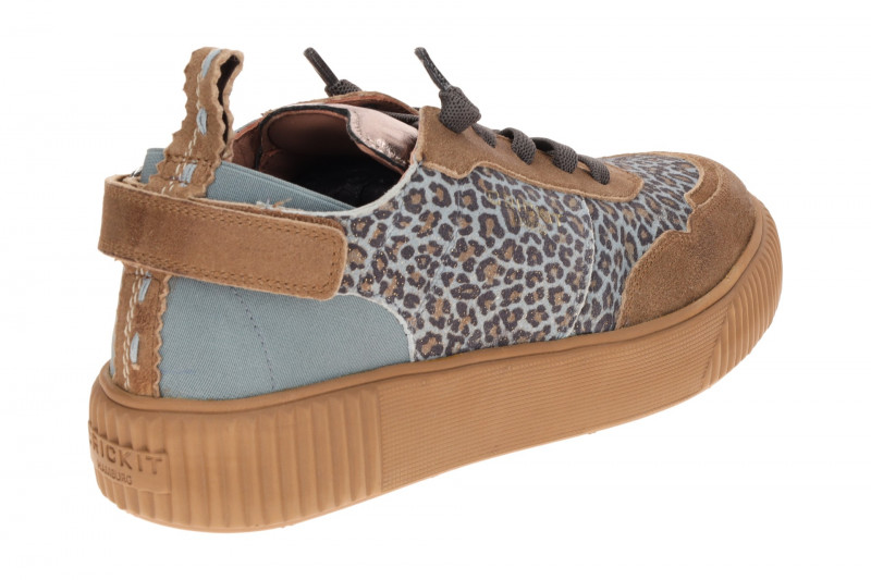 CRICKIT Paria Leo Stretch Sneaker blau braun