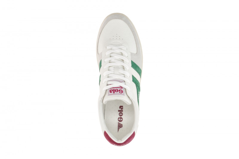 Gola Grandslam Trident Schuhe Sneakers weiß grün rot CLA415