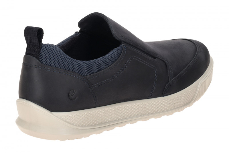 Ecco Byway Schuhe Slipper blau marine Nubuck 501654