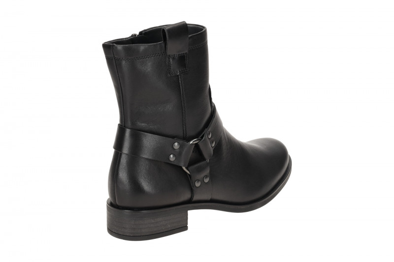 Paul Green Stiefelette schwarz Biker Boots 8188