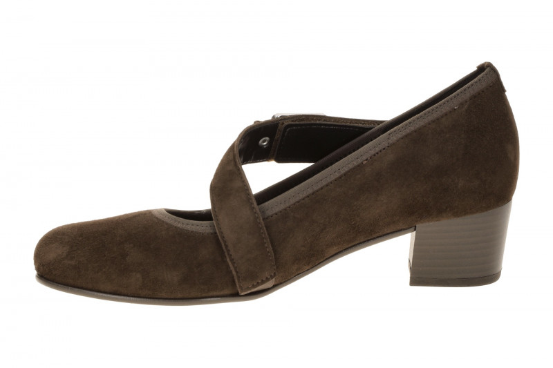 Gabor Comfort Spangen Pumps braun mocca H-Weite 3013