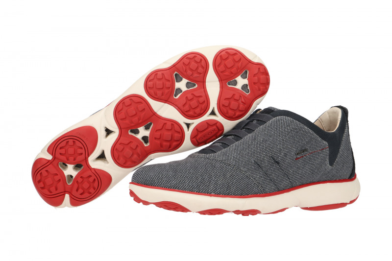Geox Nebula Schuhe blau Sohle weiß rot