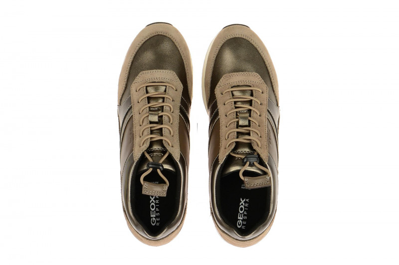 Geox Deynna Schuhe grau braun D746FE