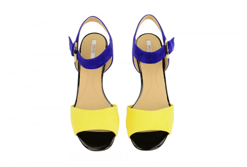 Geox Marilyse Sandalen gelb blau - D724UB