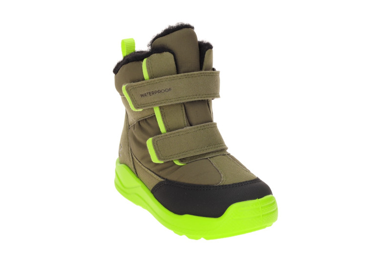 ecco Urban Kinderstiefel grün Warmfutter Waterproof