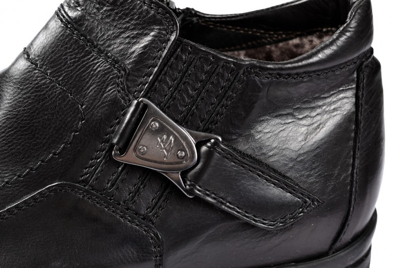 Bello Carezza Stiefelette in schwarz mit Schaffell D222