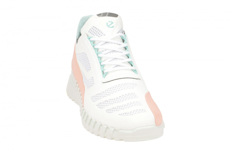Ecco Zipflex Schuhe weiß rose Damen Sneaker 834803