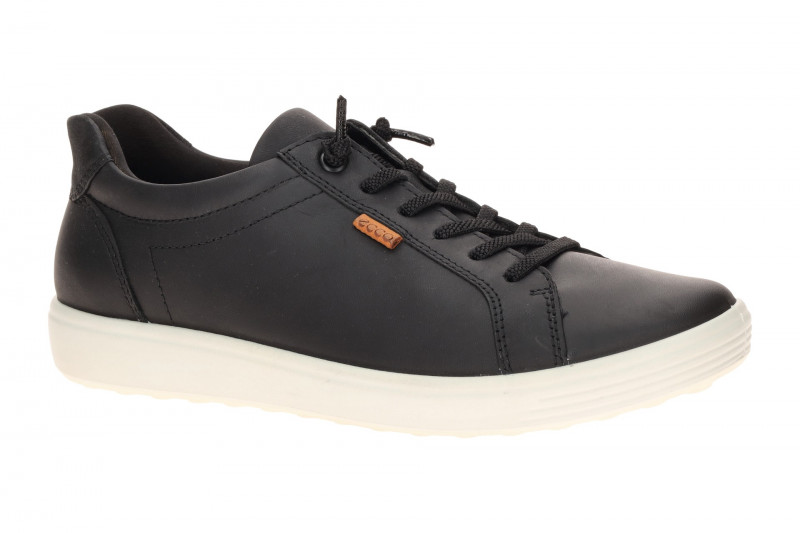 Ecco Soft 7 Schuhe Slipper schwarz Easy Slip Gummizug 490583