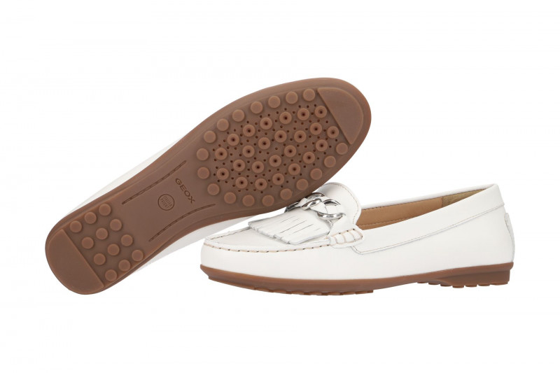 Geox Elidia Schuhe Slipper weiß