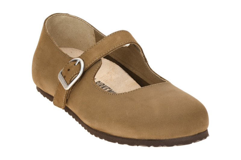 Birkenstock Santa Clarita Schuhe Mary-Jane braun tea SCHMAL 1031613