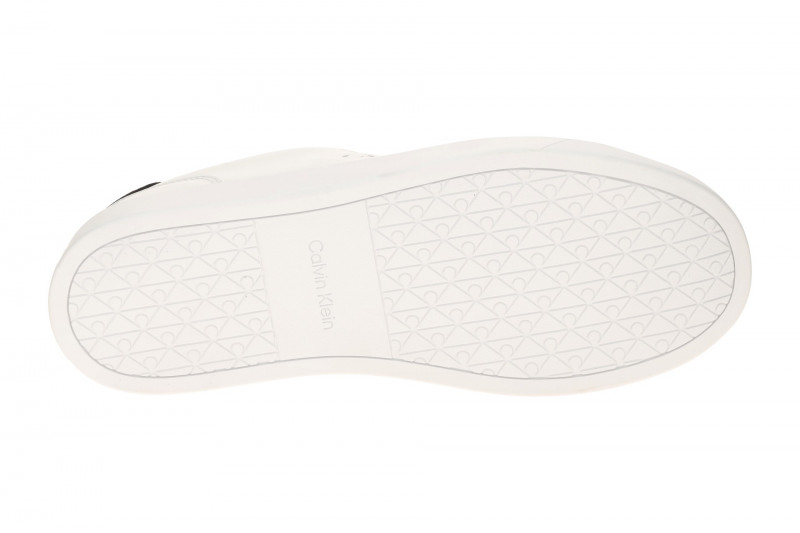 Calvin Klein Schuhe Classic Cup Sneakers weiß schwarz Glattleder