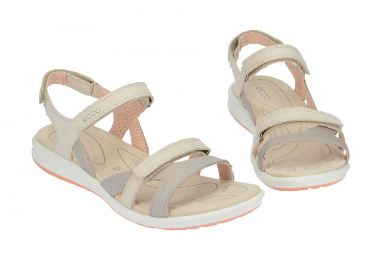 Ecco Cruise 2 Sandale hell-grau silber