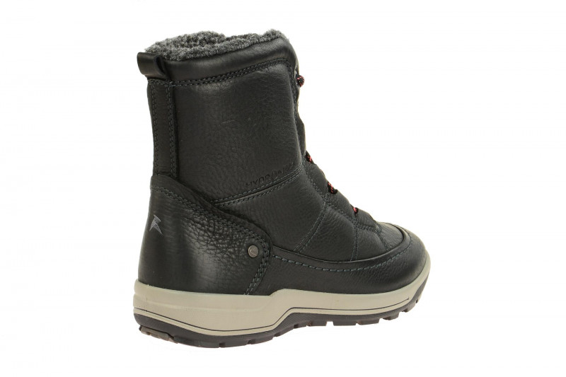 Ecco Trace Winter Schnür Stiefel schwarz