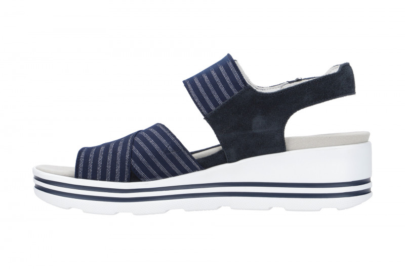 Waldläufer H-Michelle Sandale dunkelblau silber 728005