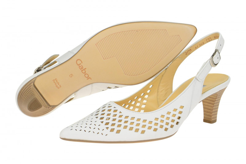 Gabor Sling Pumps weiß 61.551.21
