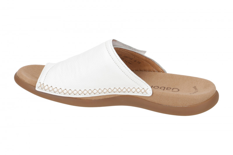 Gabor Klett Pantolette weiß Zehentrenner 23.708.21