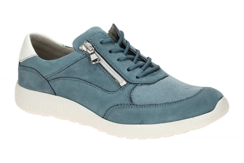 Waldläufer Ira Schuhe blau denim K-Weite OrthoTritt