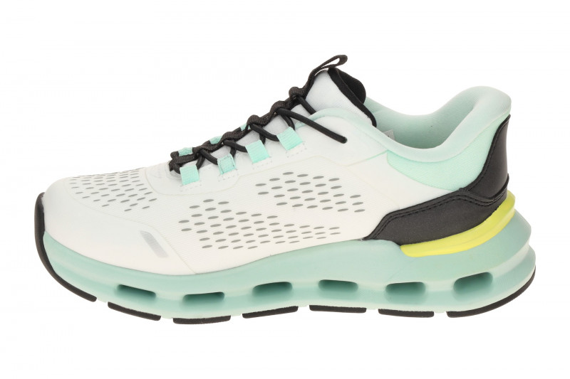 Skechers Glide Step Kinder Schuhe weiß mint Slip-Ins 303654L