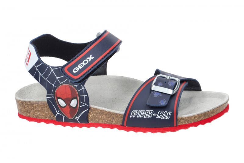 Geox Ghita Kinder Sandale blau Spider-Man J358LC