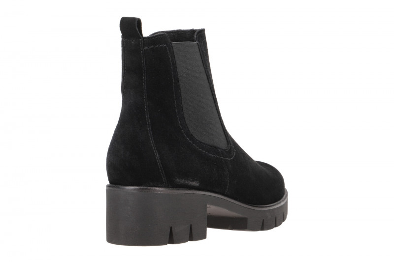 Gabor Stiefelette schwarz Velour 31.710.17